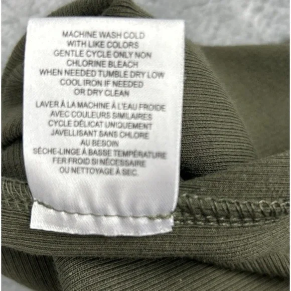 House of Harlow 1960 Dress Small Maxi Ribbed Knit Bodycon Chic Moss Green - Picture 7 of 8